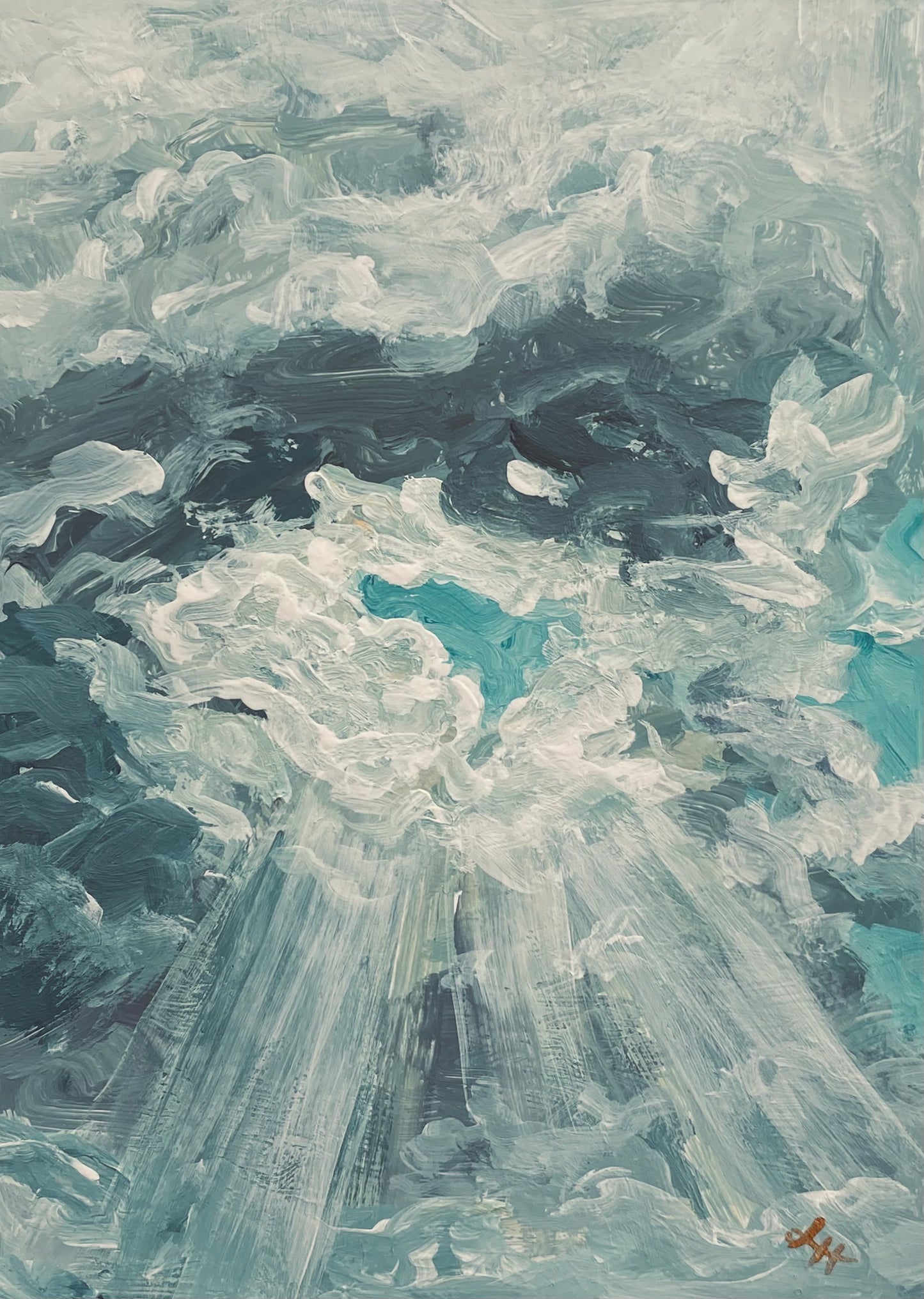 Hole in the Clouds Original Painting