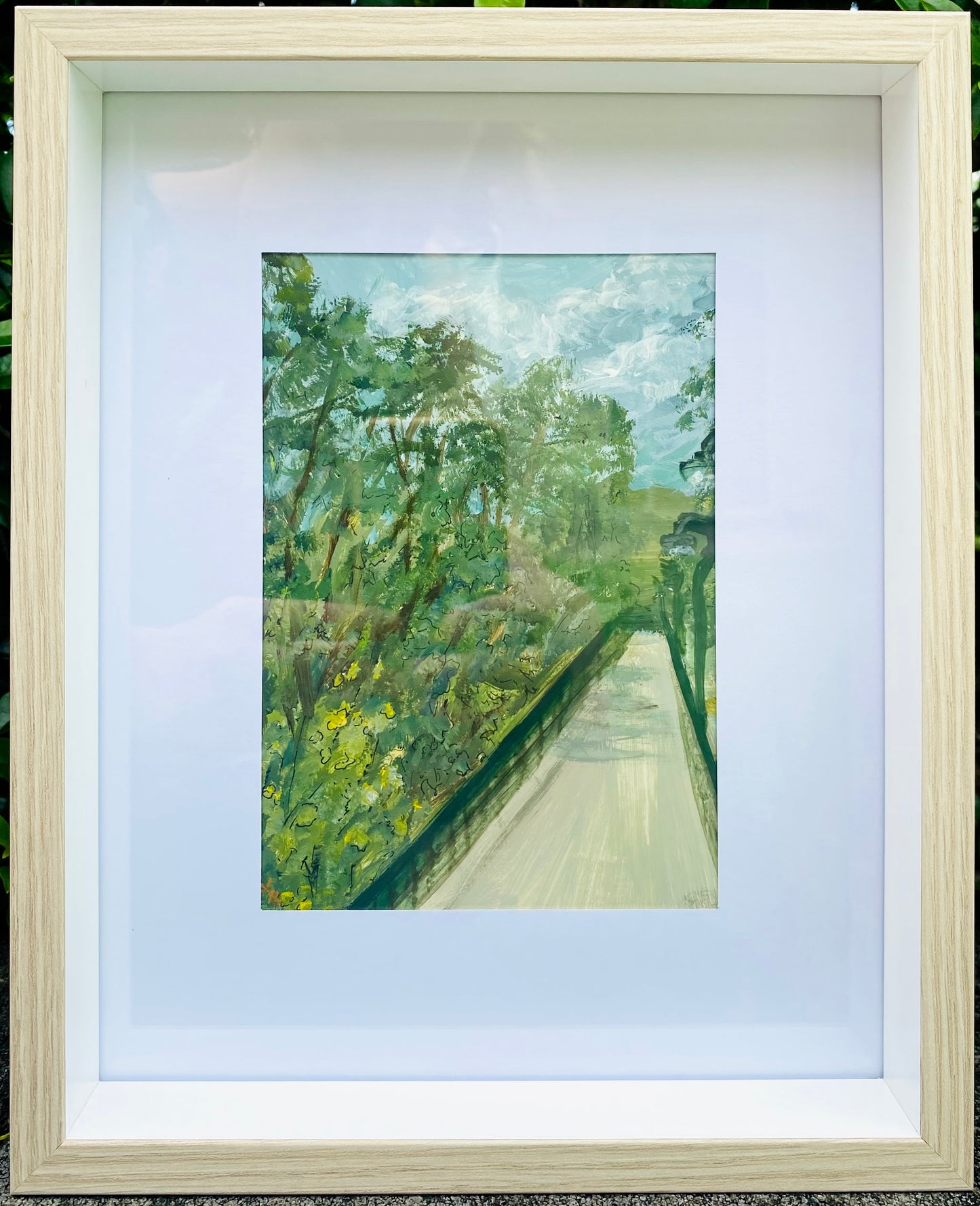 Blacks Weir Footbridge Original Painting