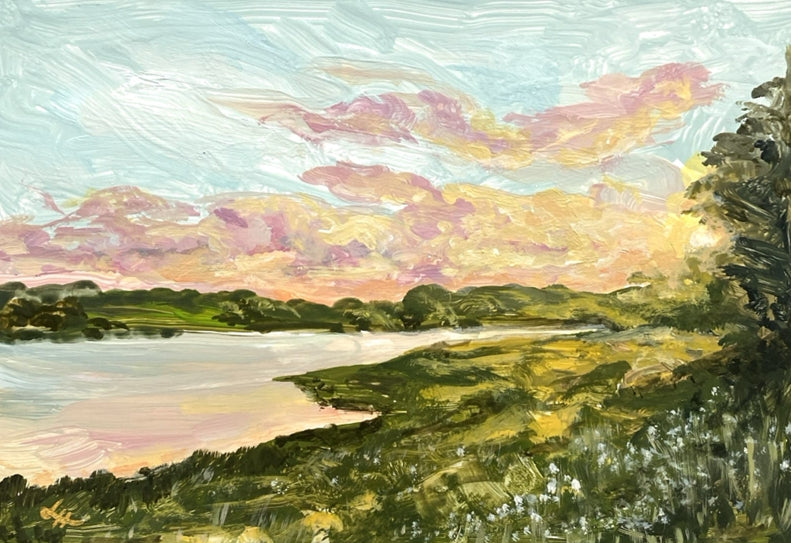 Calming River Original Painting