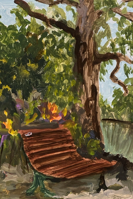 DnB bench at Anderson’s Original Painting