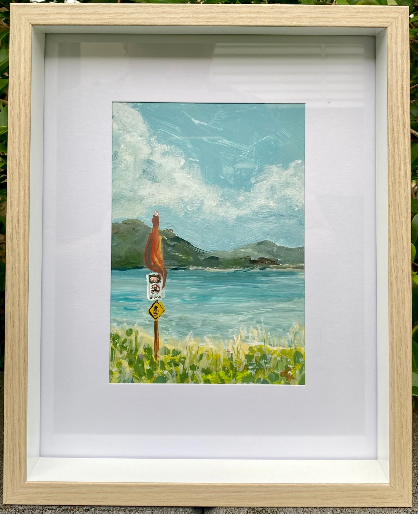 No Swimming! Original Painting