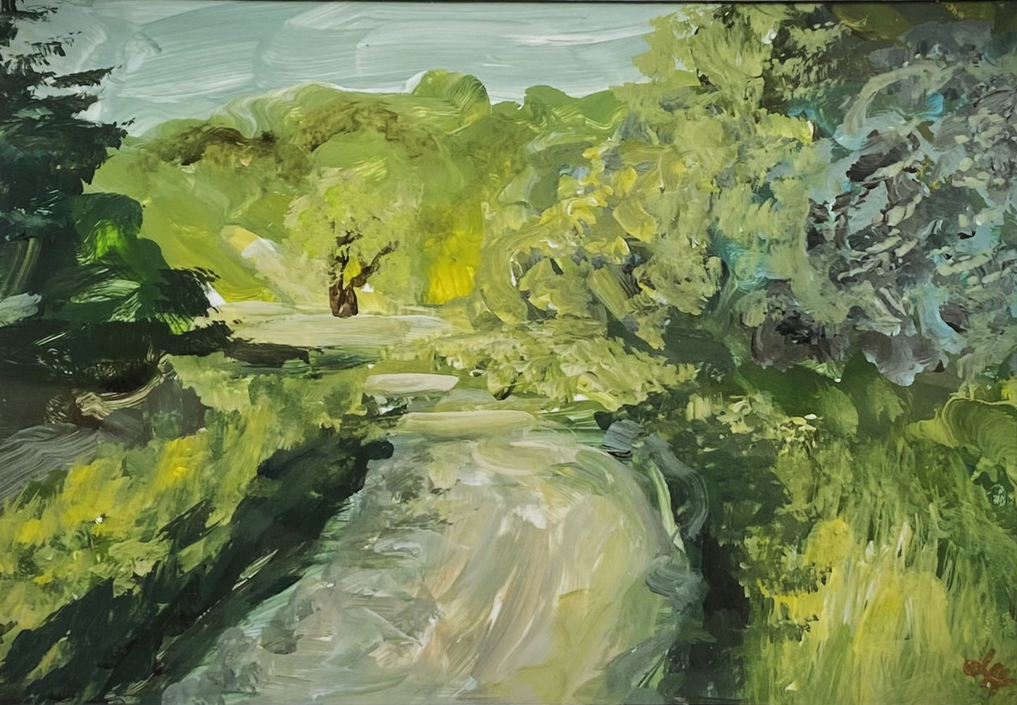 Garden Path Original Painting