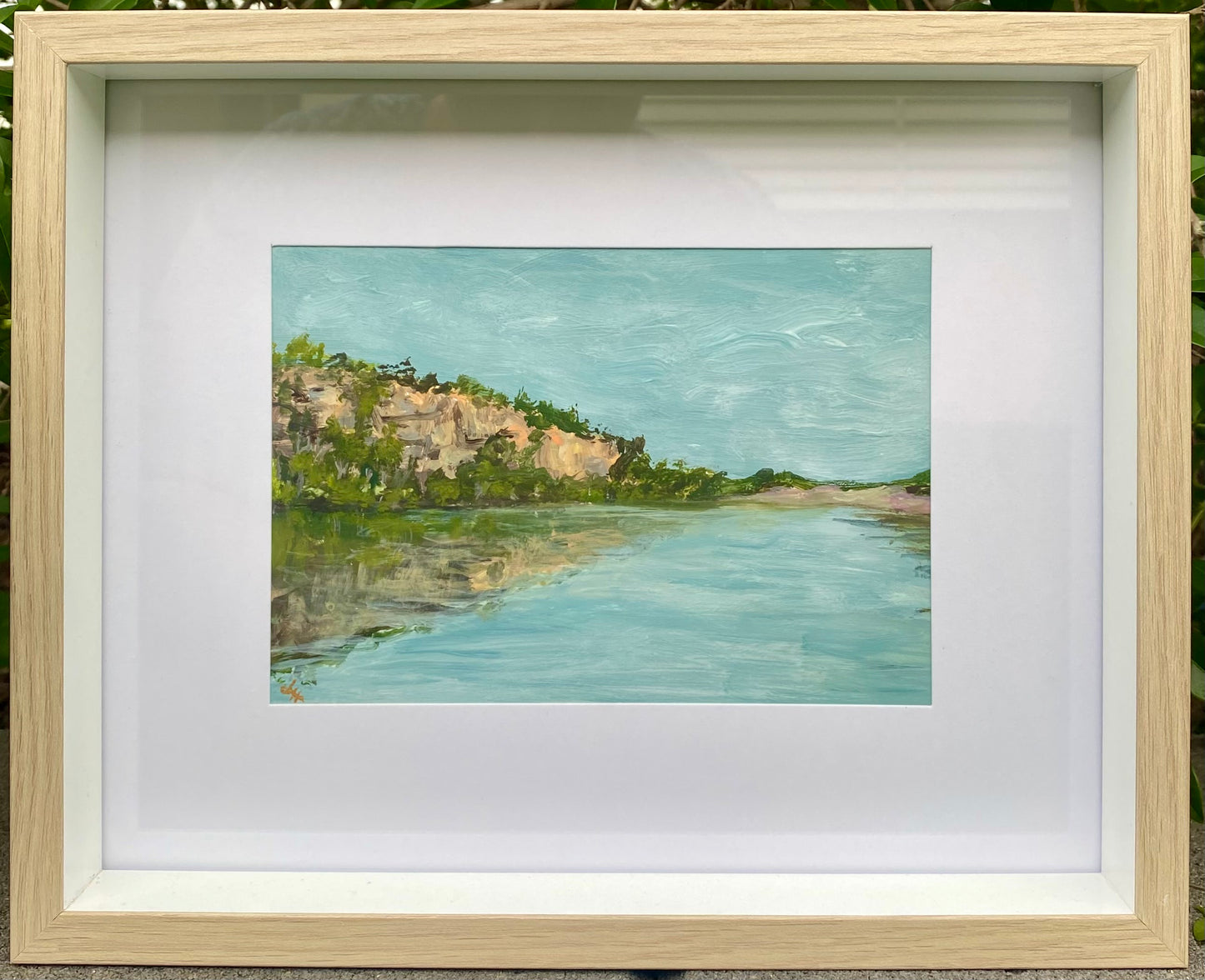 Shoalhaven Reflections - Looking Back Original Painting