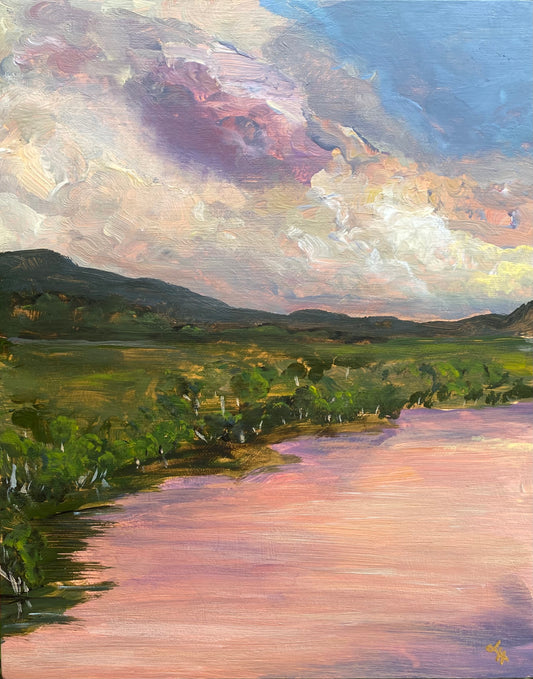 Sunset’s Kiss Original Painting