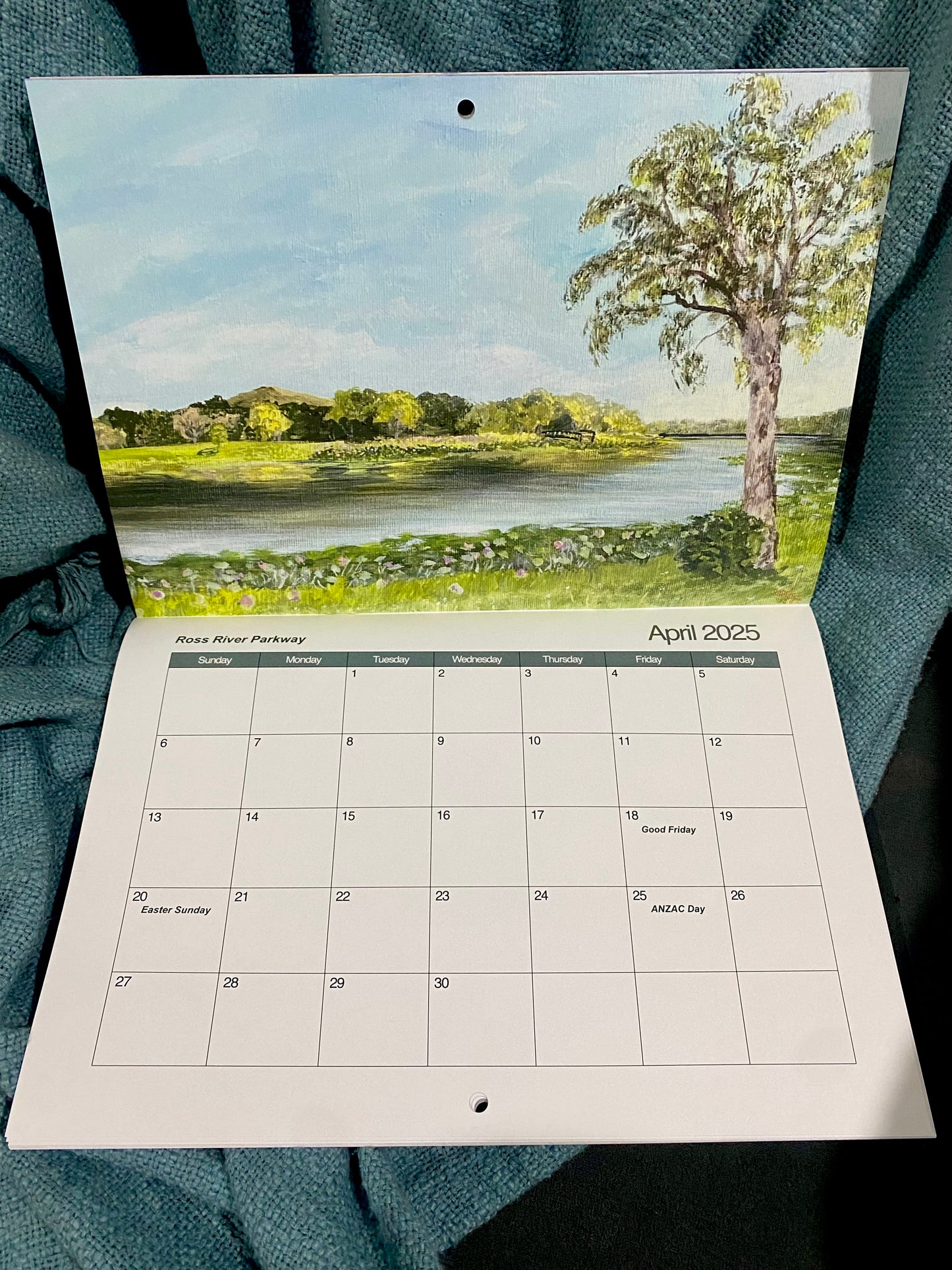 2025 Calendar - River Reflections