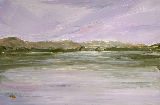 Amethyst Dawn Original Painting