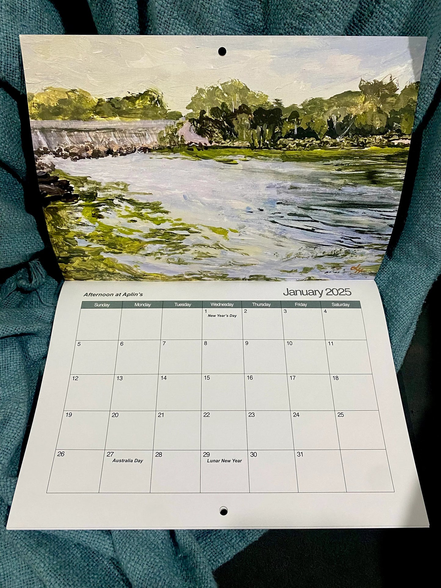 2025 Calendar - River Reflections