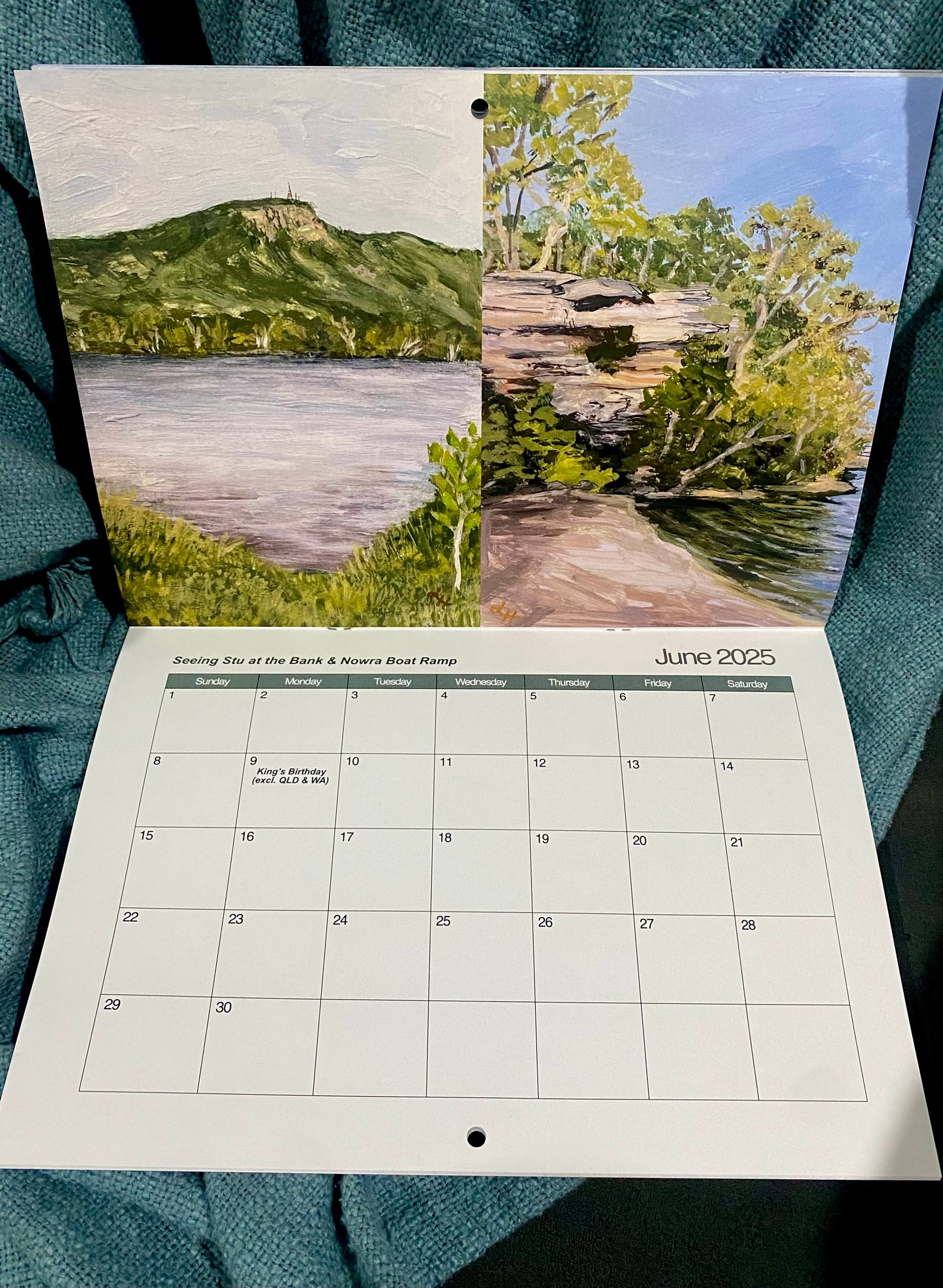 2025 Calendar - River Reflections