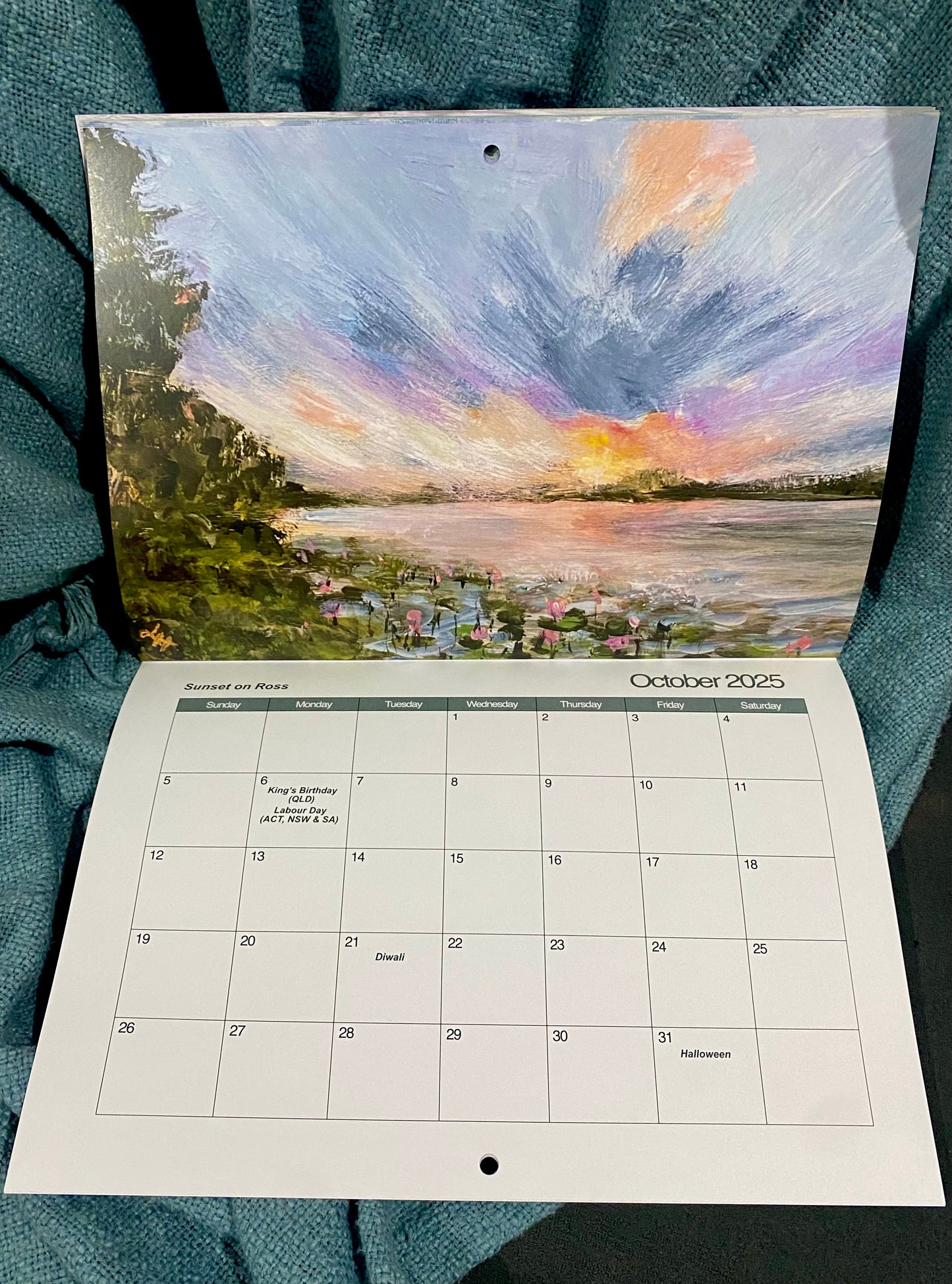 2025 Calendar - River Reflections