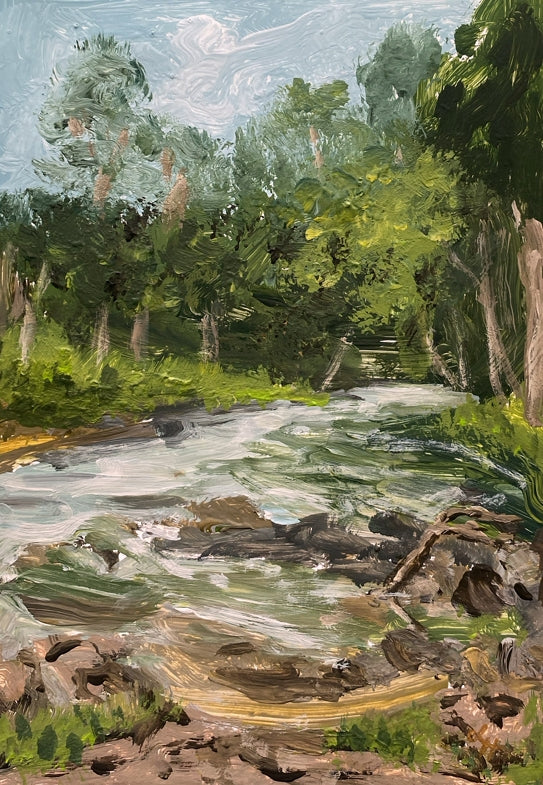 Creekside Original Painting