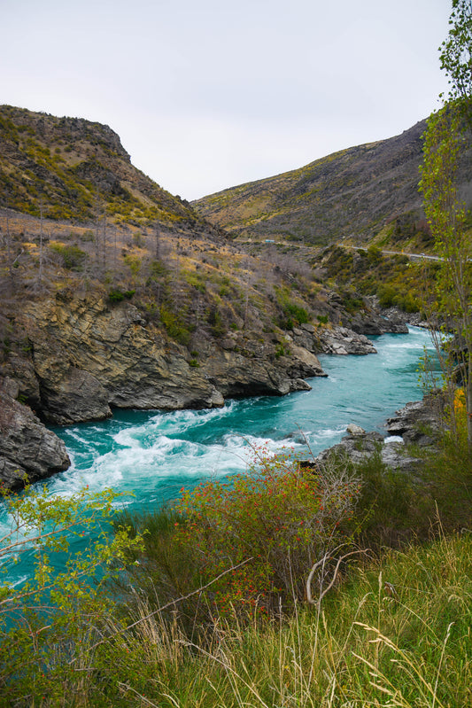 Teal Flow Photographic Print