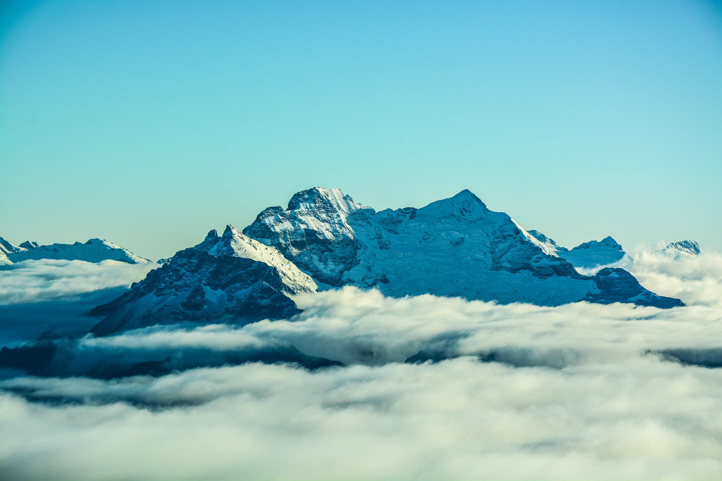 Snowy Peak Photographic Print