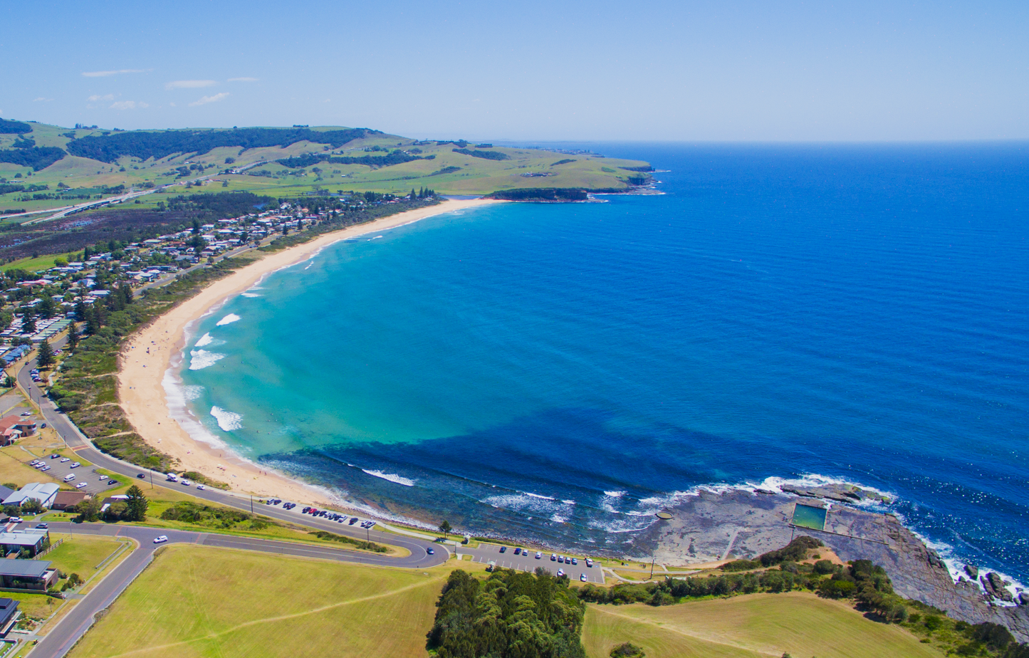 Overlooking Werri Beach Photographic Print